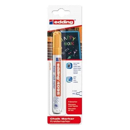 Krijtstift edding 4095 rond 2-3mm oranje | 10 stuks fra edding – produktbillede