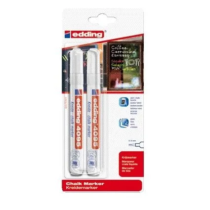 Krijtstift edding 4095 rond 2-3mm wit | 10 stuks van edding – productfoto