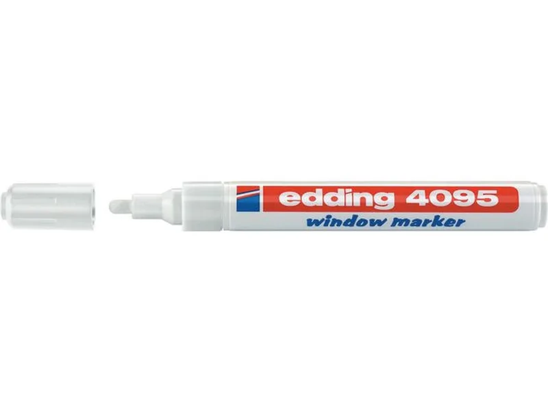 Krijtstift edding 4095 rond 2-3mm wit blister à 1 stuk van edding – productfoto