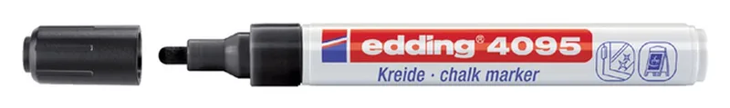 Krijtstift edding 4095 rond 2-3mm zwart fra edding – produktbillede