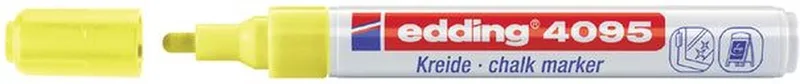 Krijtstift edding 4095 rond neon 2-3mm | Omdoos a 10 stuk | 10 stuks de edding en Jaune – photo produit