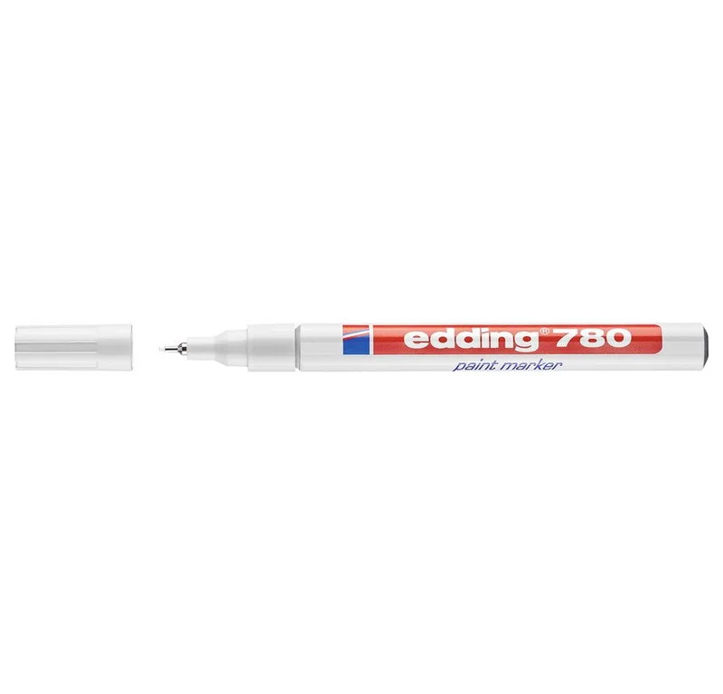Lackmarker Edding 780 paint marker 4-780049 Lackmarker Weiß 0.8 mm de edding – photo produit