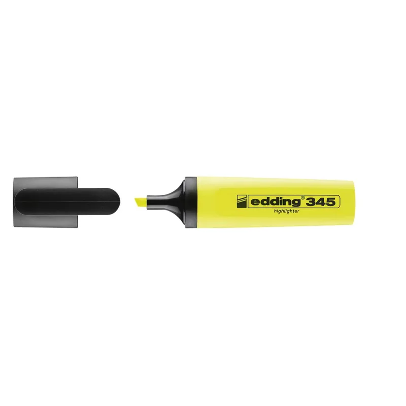 Markeerstift edding 345 2-5mm geel | 10 stuks by edding – product photo