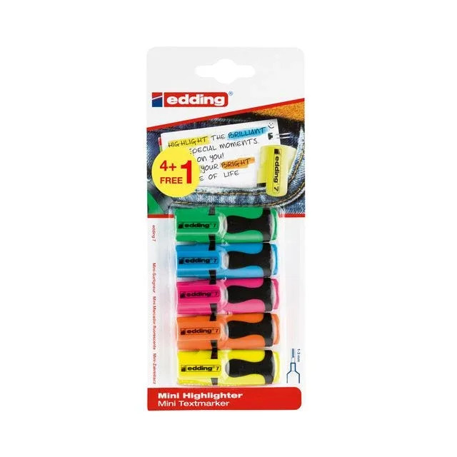 Markeerstift edding 7 mini 1-3mm assorti | 10 stuks van edding – productfoto