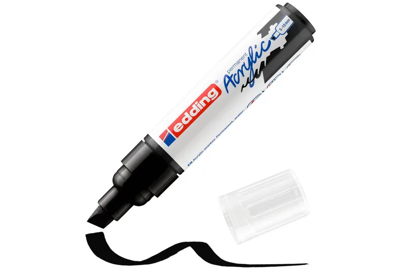 Marker 5000, 5 mm - 100 mm Strichbreite van edding in Zwart – productfoto