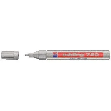 Paintmarker edding 750 oliebasis 2-4mm zilver | 10 stuks by edding – product photo