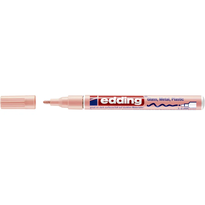 Paintmarker edding 751 oliebasis 1-2mm pastel roze by edding – product photo