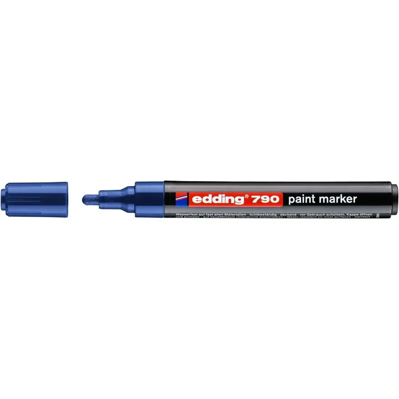 Paintmarker edding 790 alcoholbasis 2-3mm blauw | 10 stuks van edding – productfoto