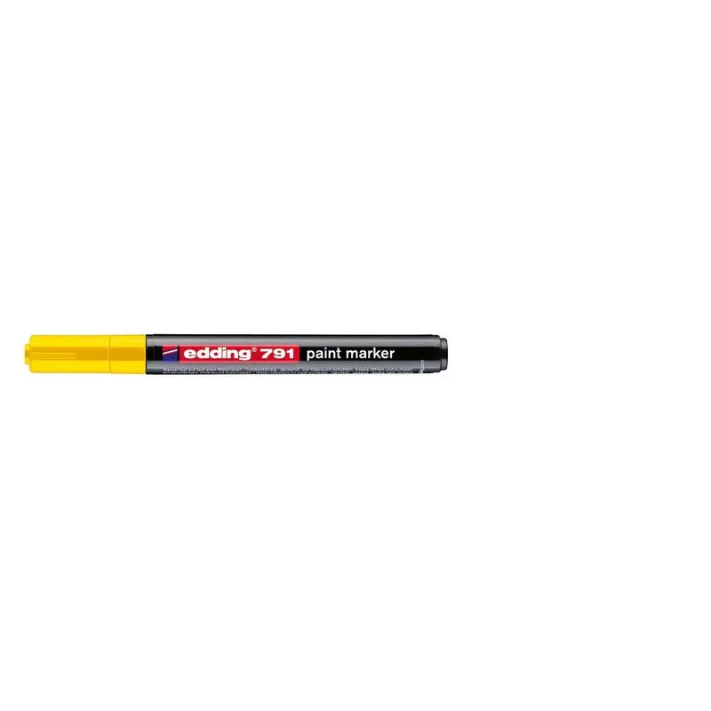 Paintmarker edding 791 alcoholbasis 1-2mm geel | 10 stuks von edding – Produktfoto