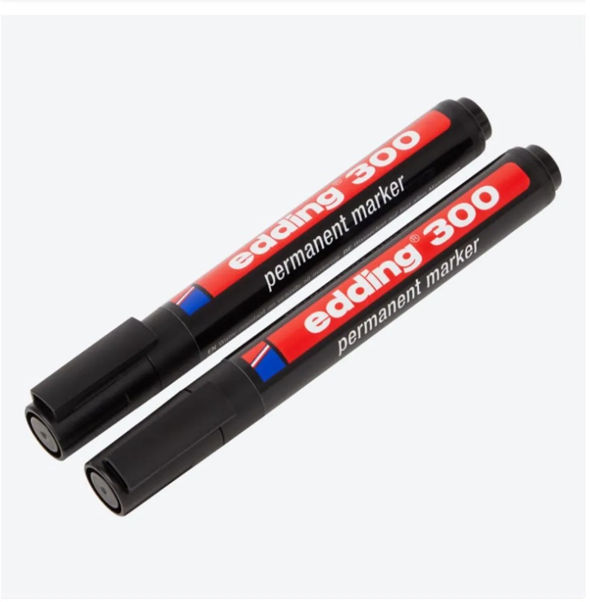Permanent Marker - 2 stuks - 1,5 tot 3mm de edding en Noir – photo produit