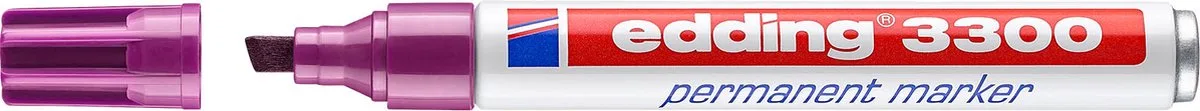 Permanent marker Edding 3300-20 magenta de edding en Rood-Violet – photo produit