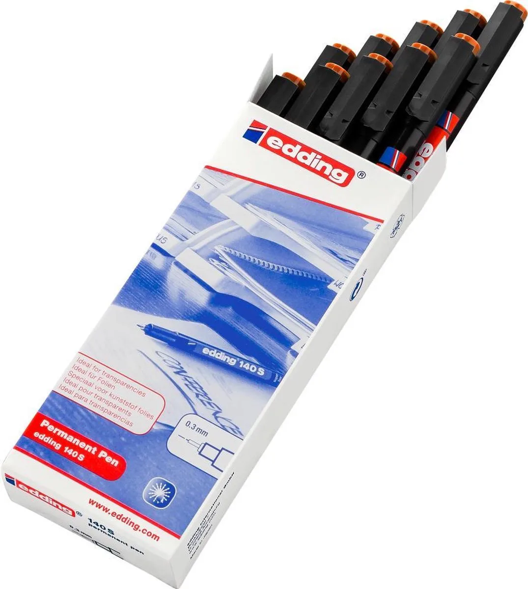 Permanent OHP Marker Edding 140S-08 violet de edding en Orange – photo produit