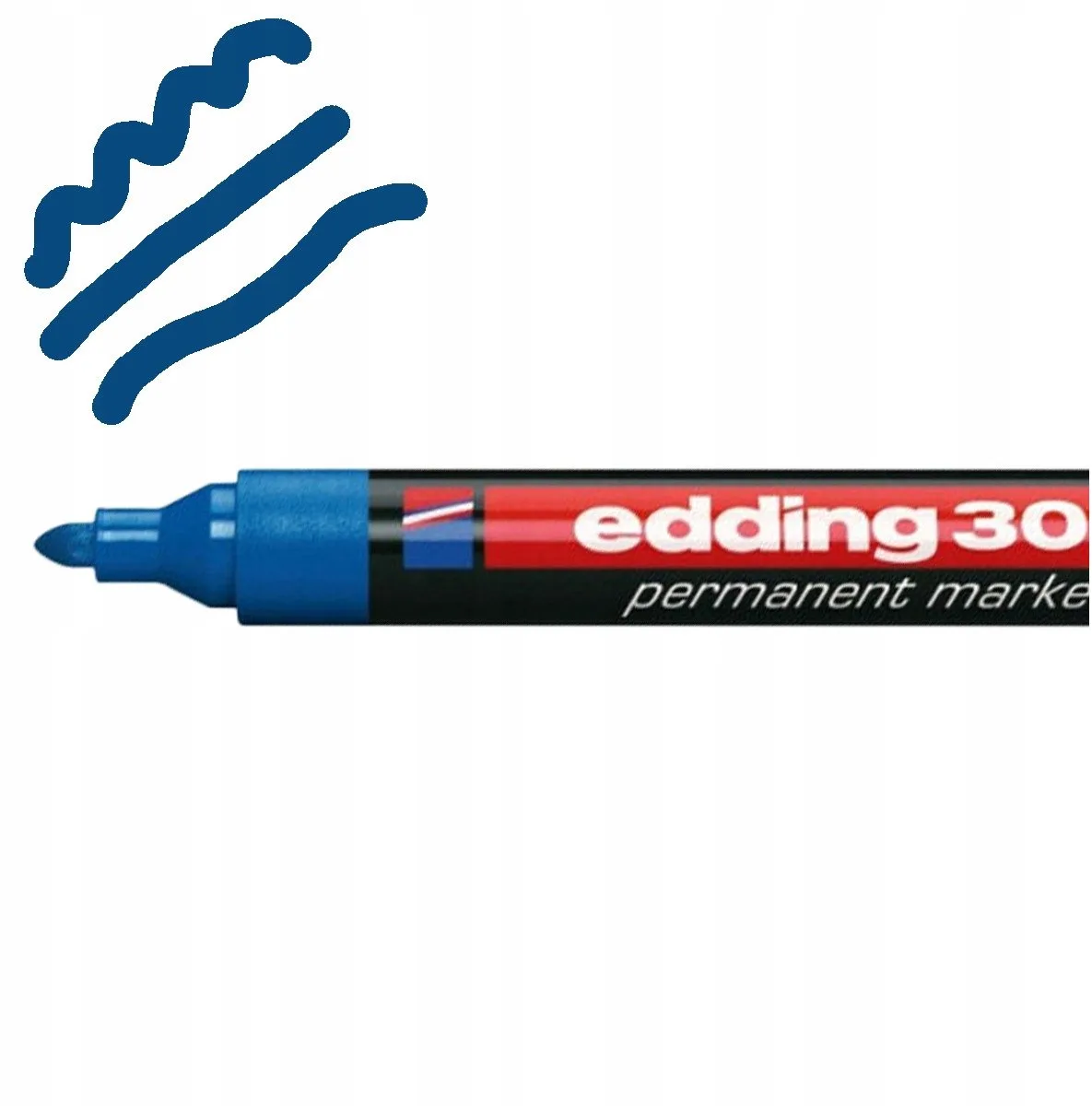 Permanente Marker Rond - 1.5-3mm de edding en Bleu – photo produit