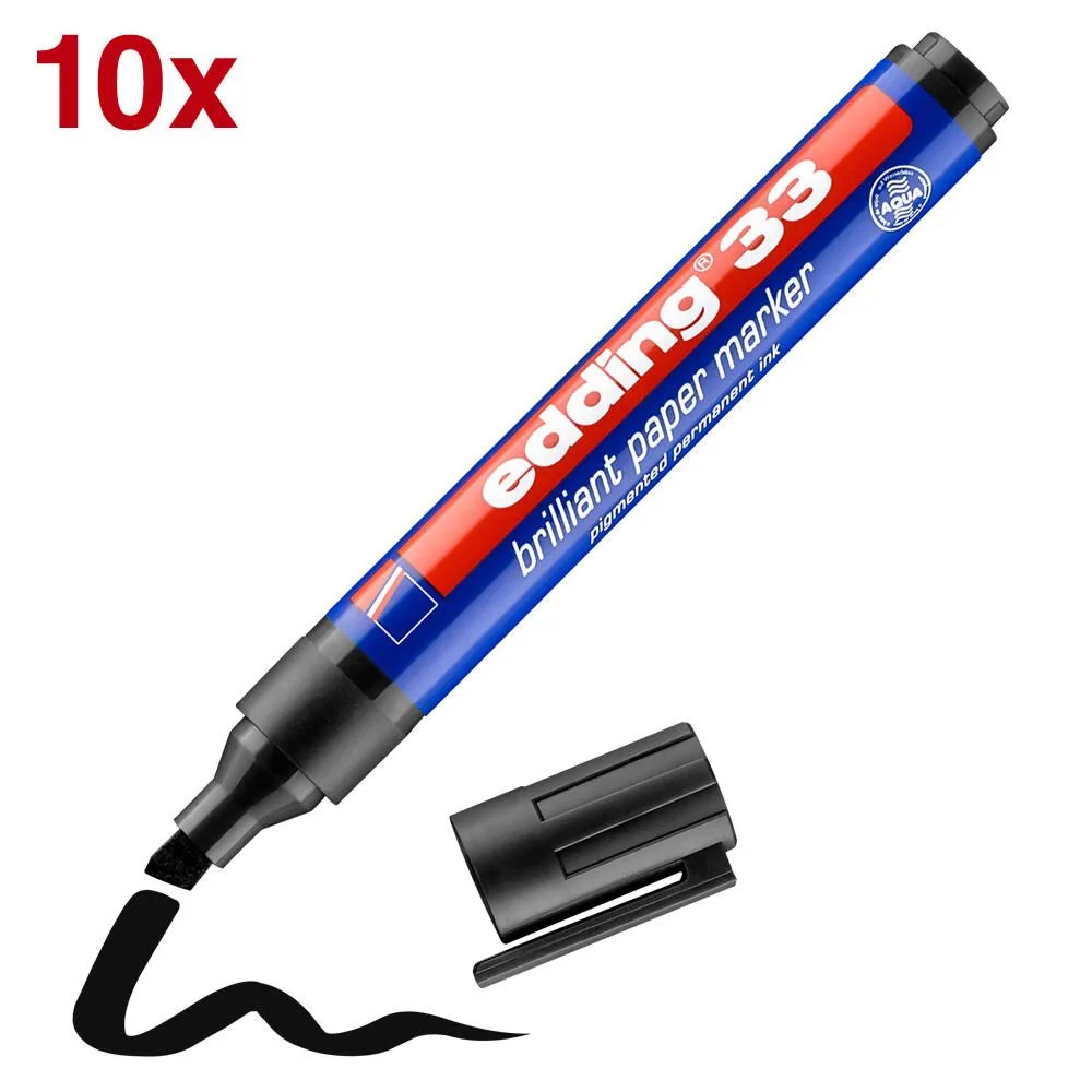 Permanentmarker 1.0 - 5.0 mm Schwarz fra edding – produktbillede