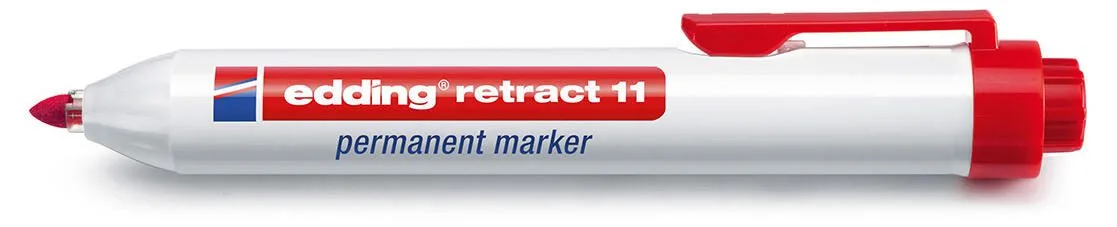 Permanent Retract 11 Edding 11-04 rood van edding – productfoto