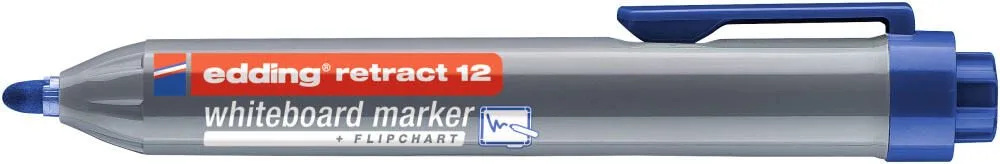 retract 12 Whiteboard-Marker 1.5 - 3.0 mm Blau de edding – photo produit