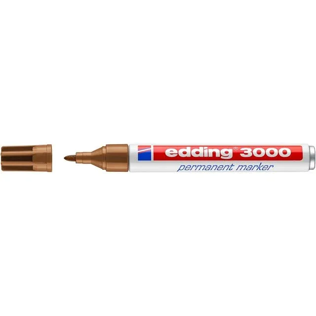 Viltstift edding 3000 rond 1.5-3mm okergeel | 10 stuks by edding – product photo