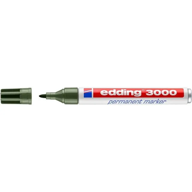Viltstift edding 3000 rond 1.5-3mm olijfgroen | 10 stuks by edding – product photo
