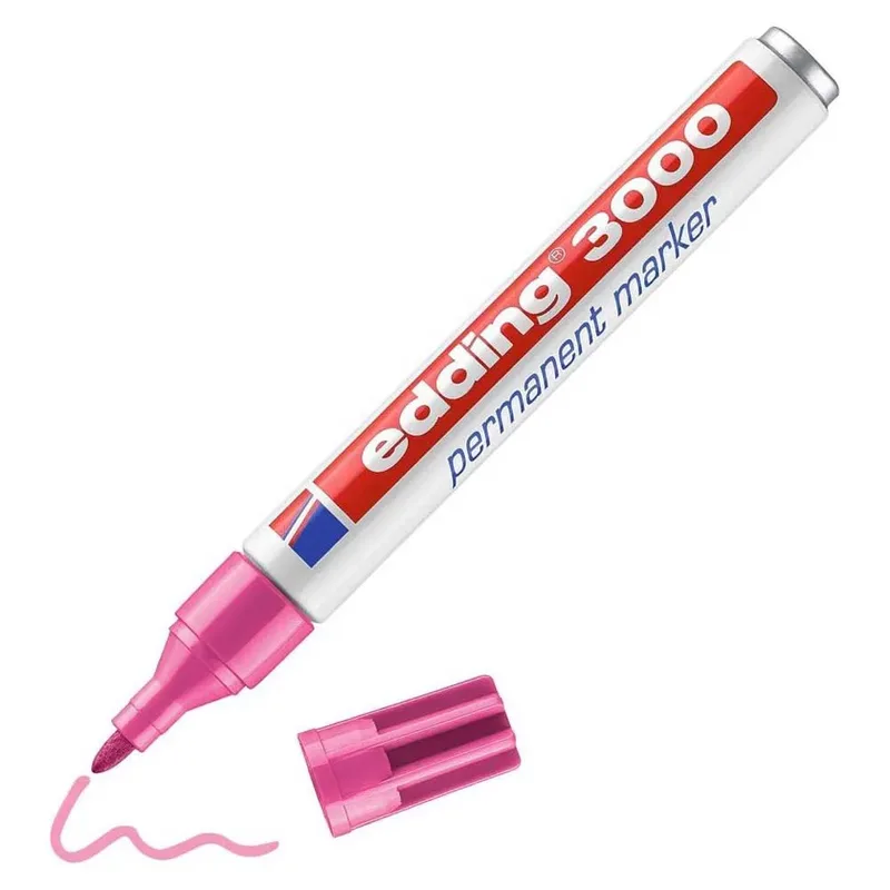 Viltstift edding 3000 rond 1.5-3mm roze von edding – Produktfoto 2 von 3