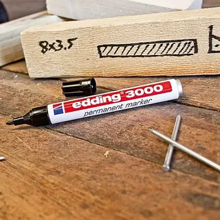 Viltstift edding 3000 rond 1.5-3mm zwart de edding – photo produit 4 sur 4