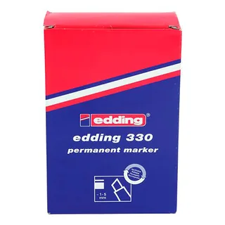 Viltstift edding 330 schuin 1.5-5mm zwart von edding – Produktfoto 2 von 2