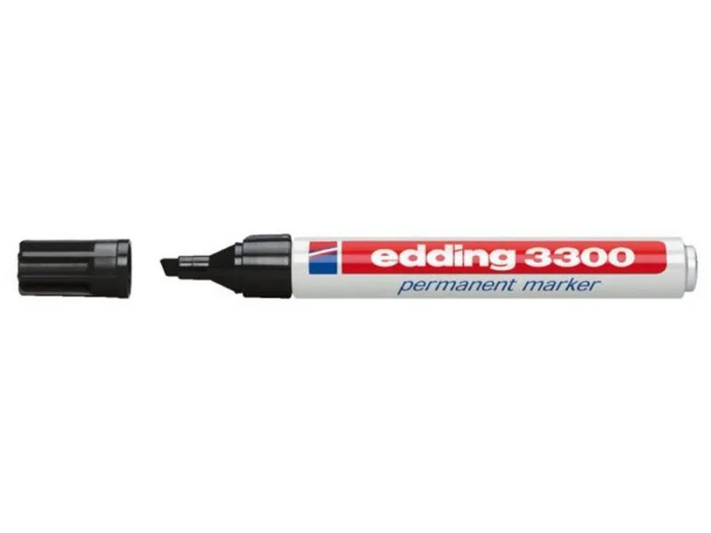 Viltstift edding 3300 schuin 1-5mm zwart van edding – productfoto