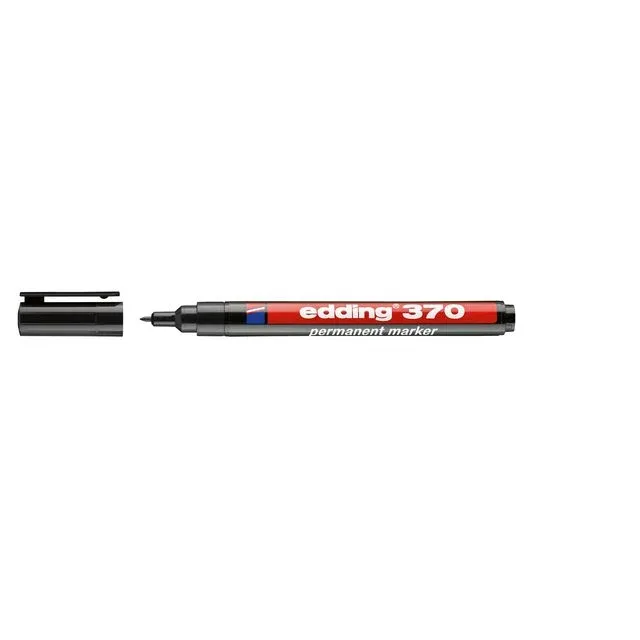 Viltstift edding 370 rond 1mm zwart | 10 stuks by edding – product photo