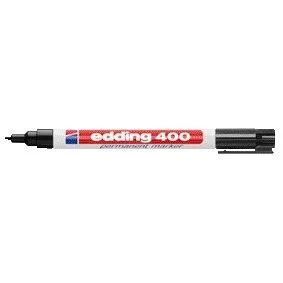 Viltstift edding 400 rond 1mm zwart | 10 stuks by edding – product photo