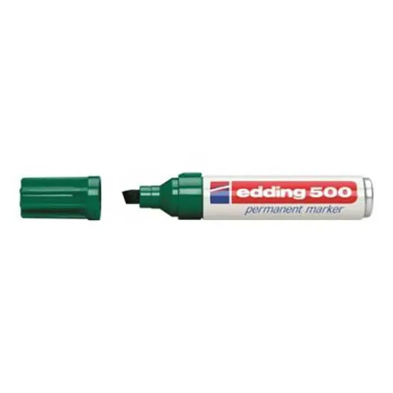 Viltstift edding 500 schuin 2-7mm groen de edding – photo produit 2 sur 2