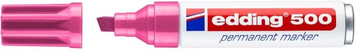 Viltstift Edding 500 schuin ds á 1 stuk van edding in Roze – productfoto