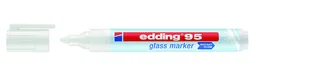 Viltstift edding 95 glasbord rond 1.5-3mm wit by edding – product photo 1 of 2