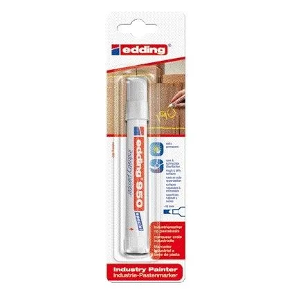 Viltstift edding 950 pasta rond 10mm wit | 5 stuks de edding – photo produit