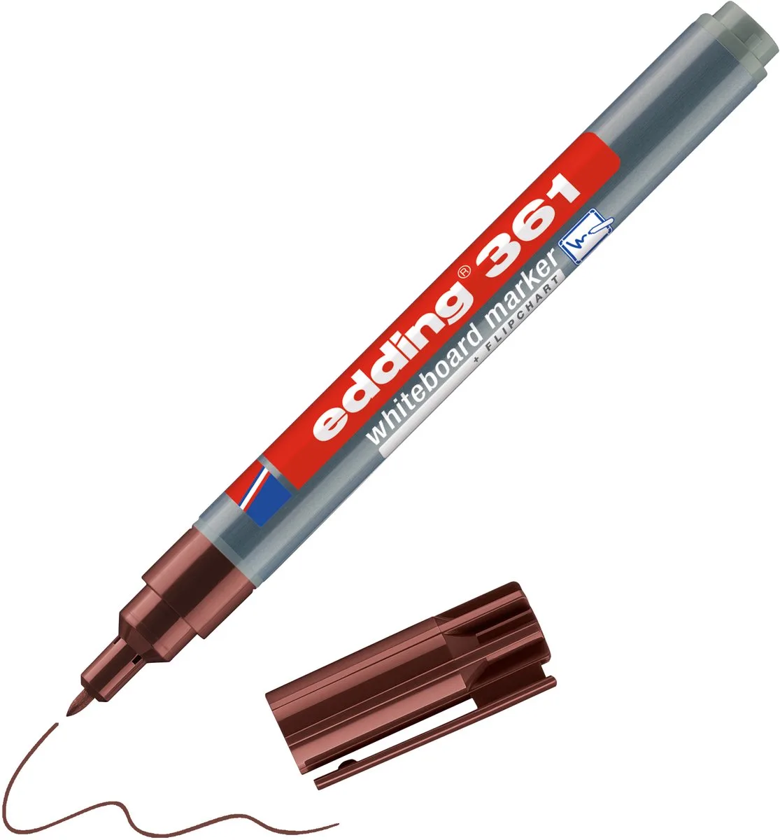 Whiteboard marker Edding 360-001 de edding en Noir – photo produit