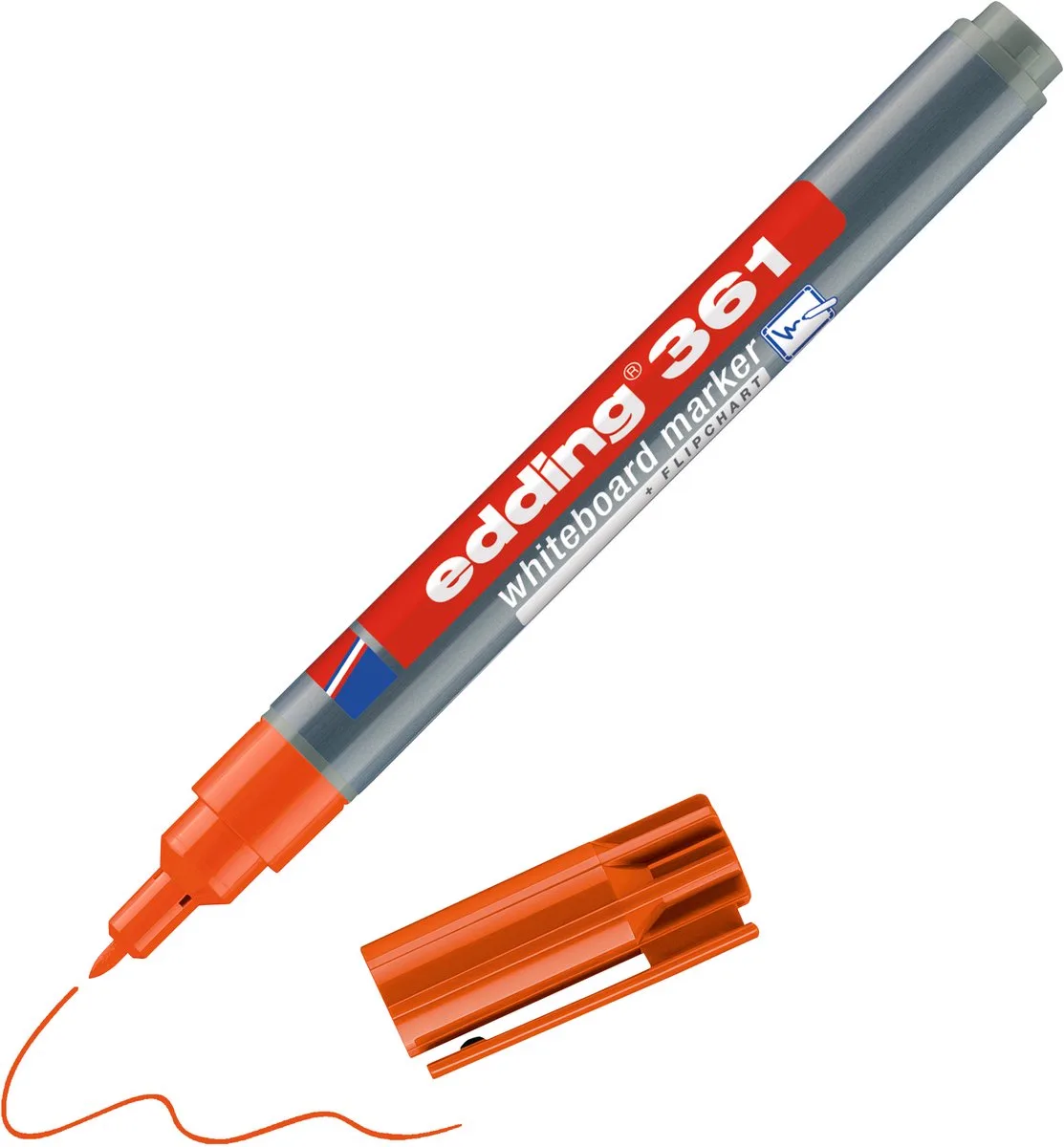 Whiteboard marker Edding 361-006 van edding in Oranje – productfoto