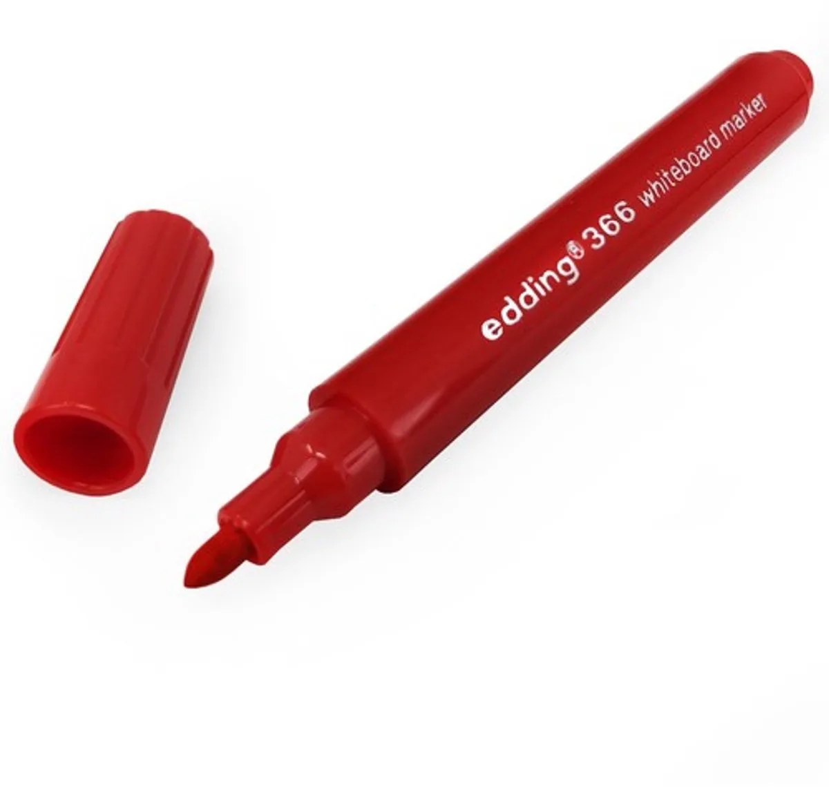 Whiteboardmarker 366 1mm RD | Rode Dry‑Erase Marker | Whiteboard & Glas | Precisie Punt van edding in Rood – productfoto