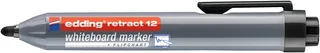 Whiteboardmarker edding 12 drukknop rond 1.5-3mm zwart by edding – product photo 1 of 2