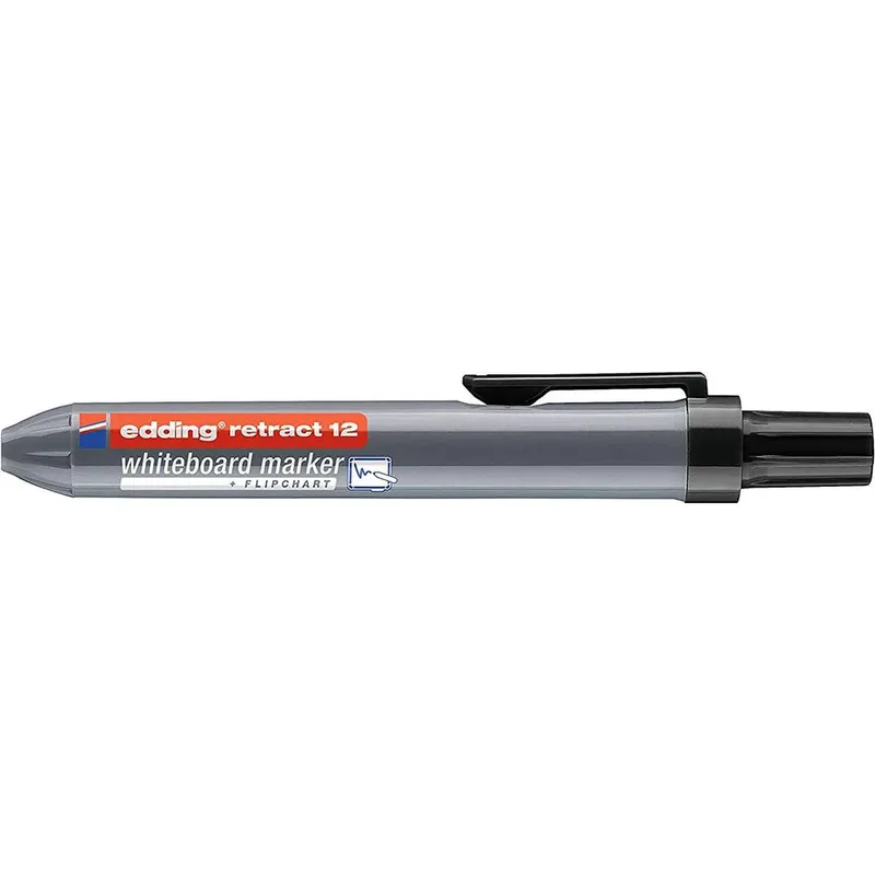 Whiteboardmarker edding 12 drukknop rond 1.5-3mm zwart by edding – product photo 2 of 2