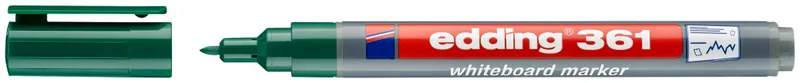 Whiteboardmarker edding 361 rond 1mm groen by edding – product photo