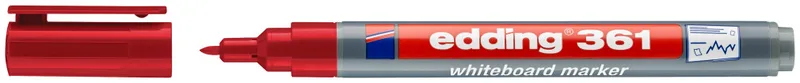 Whiteboardmarker edding 361 rond 1mm rood by edding – product photo
