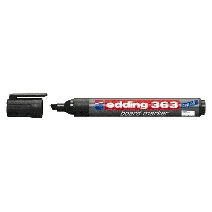 Whiteboardmarker edding 363 schuin 1-5mm zwart | 10 stuks från edding – produktbild