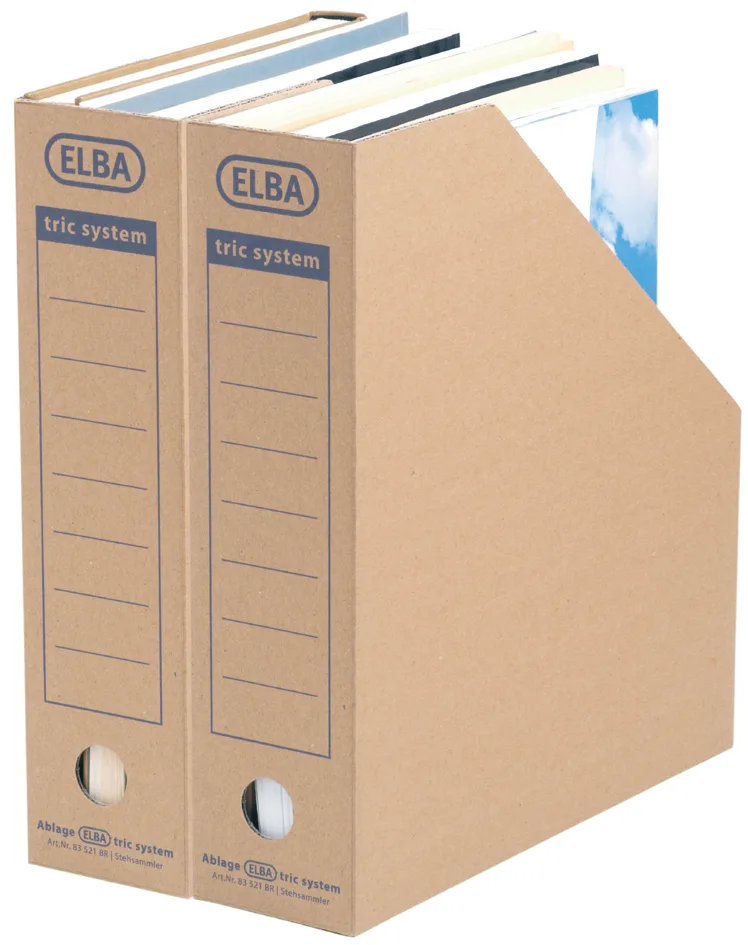Archiv-Stehsammler tric System, naturbraun fra Elba – produktbillede