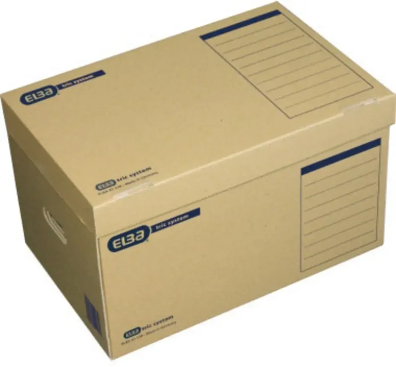 Archivbox 100421143 54.5 cm x 32 cm x 36 cm Wellpappe Naturbraun 1 St. van Elba – productfoto