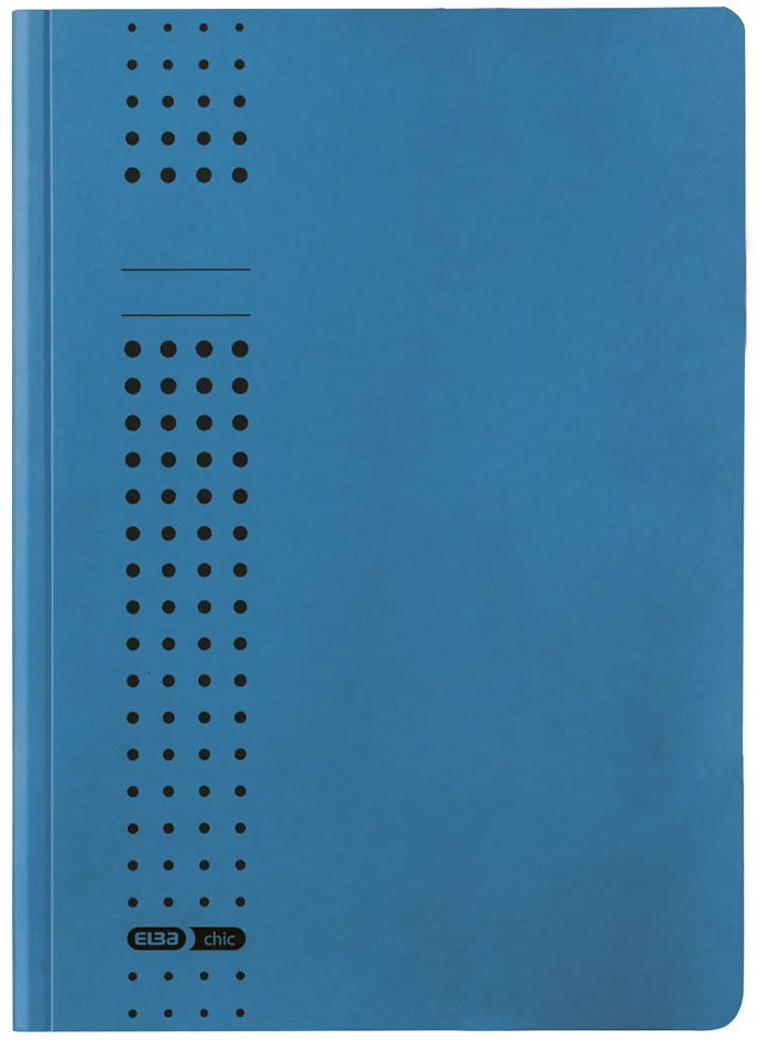 chic-Sammelmappe aus Karton, A4, blau de Elba – photo produit