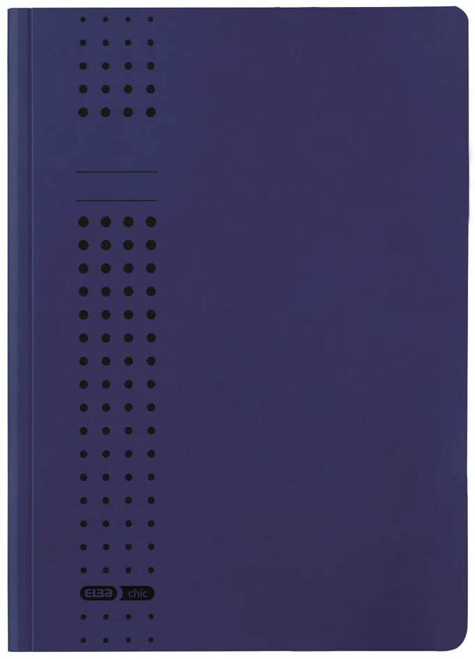 chic-Sammelmappe aus Karton, A4, dunkelblau van Elba – productfoto