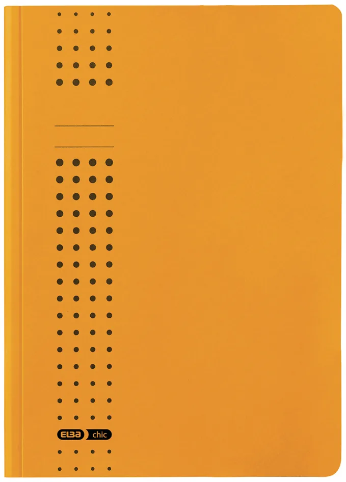 chic-Sammelmappe aus Karton, A4, gelb van Elba – productfoto