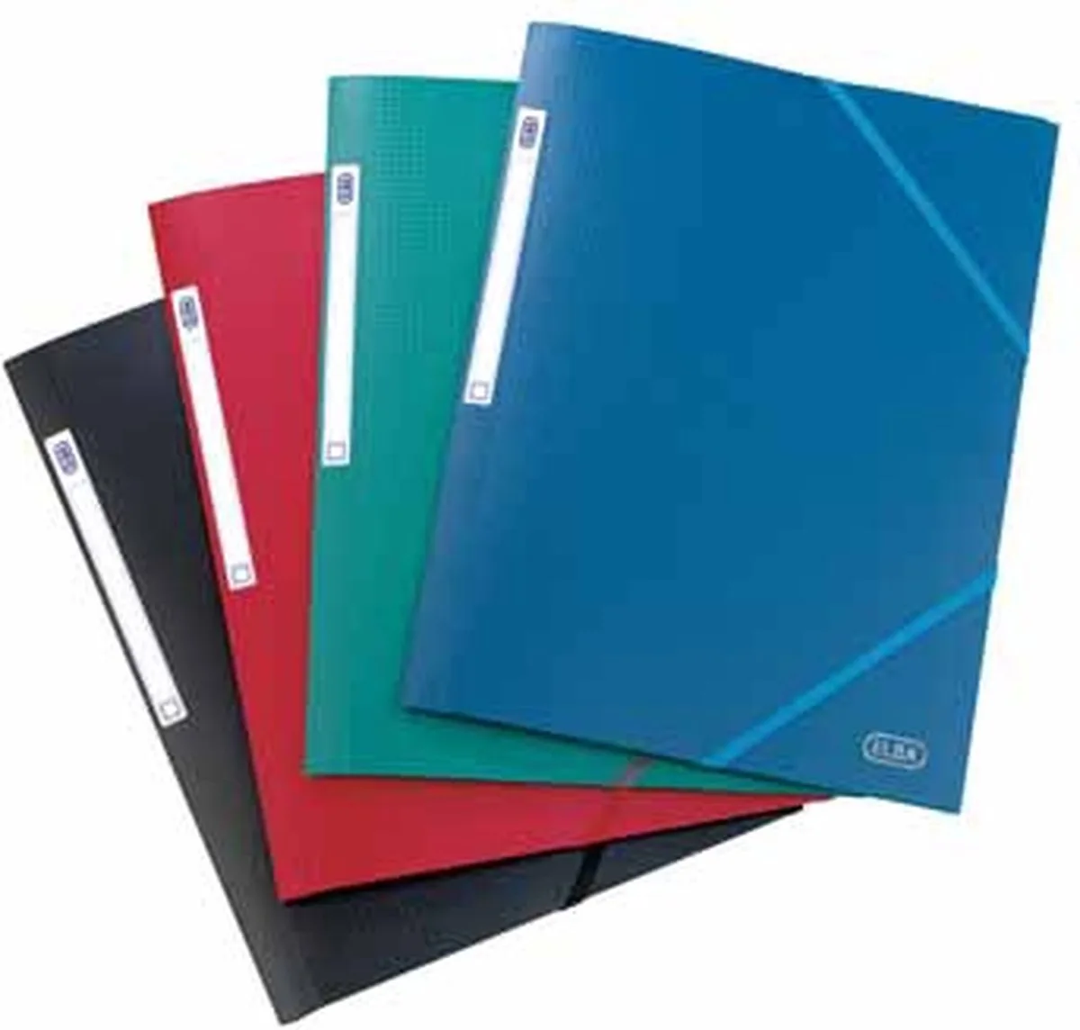 elastomap Memphis geassorteerde kleuren: zwart rood blauw en groen de Elba en Noir, Bleu, Vert, Rouge – photo produit