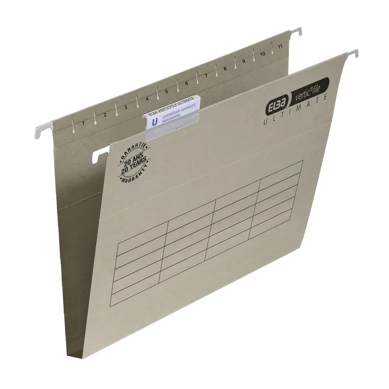 Hangmap elba verticfile ultimate a4 30mm grijs | 25 stuks van Elba – productfoto