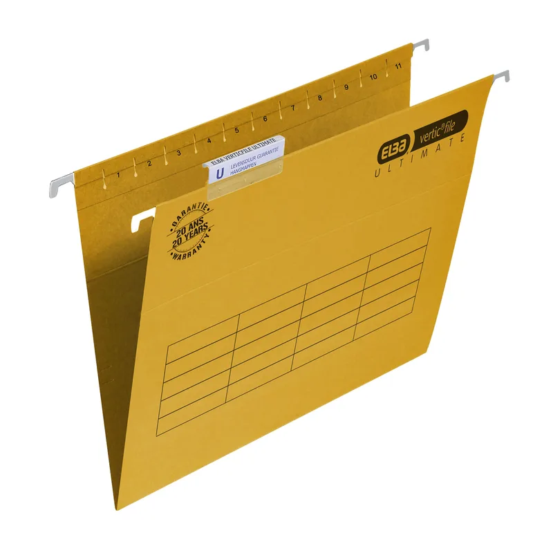 Hangmap elba verticfile ultimate a4 v bodem geel | 25 stuks von Elba – Produktfoto