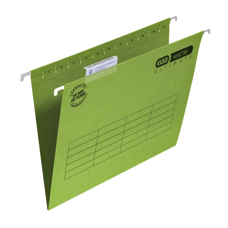 Hangmap elba verticfile ultimate a4 v bodem groen | 25 stuks by Elba – product photo