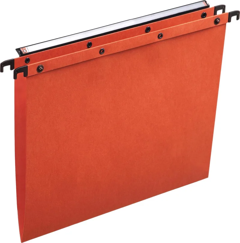 L'Oblique hangmappen voor laden AZO tussenafstand 330 mm (A4), V-bodem, oranje de Elba – photo produit